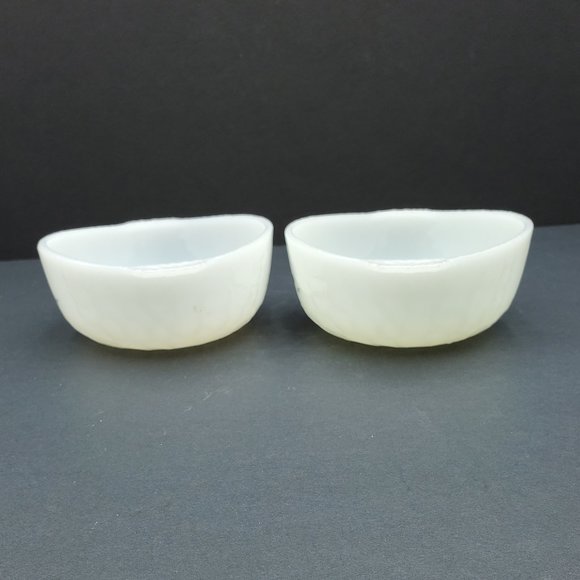 Fire King B.C. Comics Milk Glass Cereal Bowls Anchor Hocking BC Comic Strip Dish - Picture 4 of 9